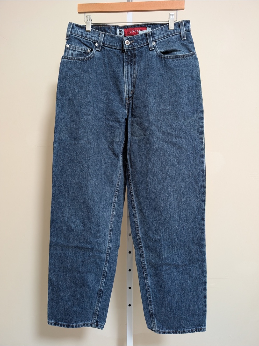 1990s Levi’s SilverTab Loose Jeans W32 L30 Made in USA Baggy Skater Denim 32x30